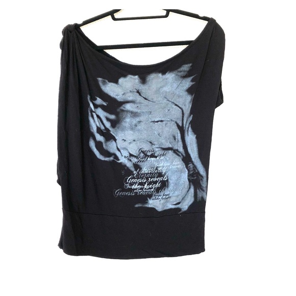 Faith Connexion | Tops | Faith Connexion Asymmetrical Arms Graphic